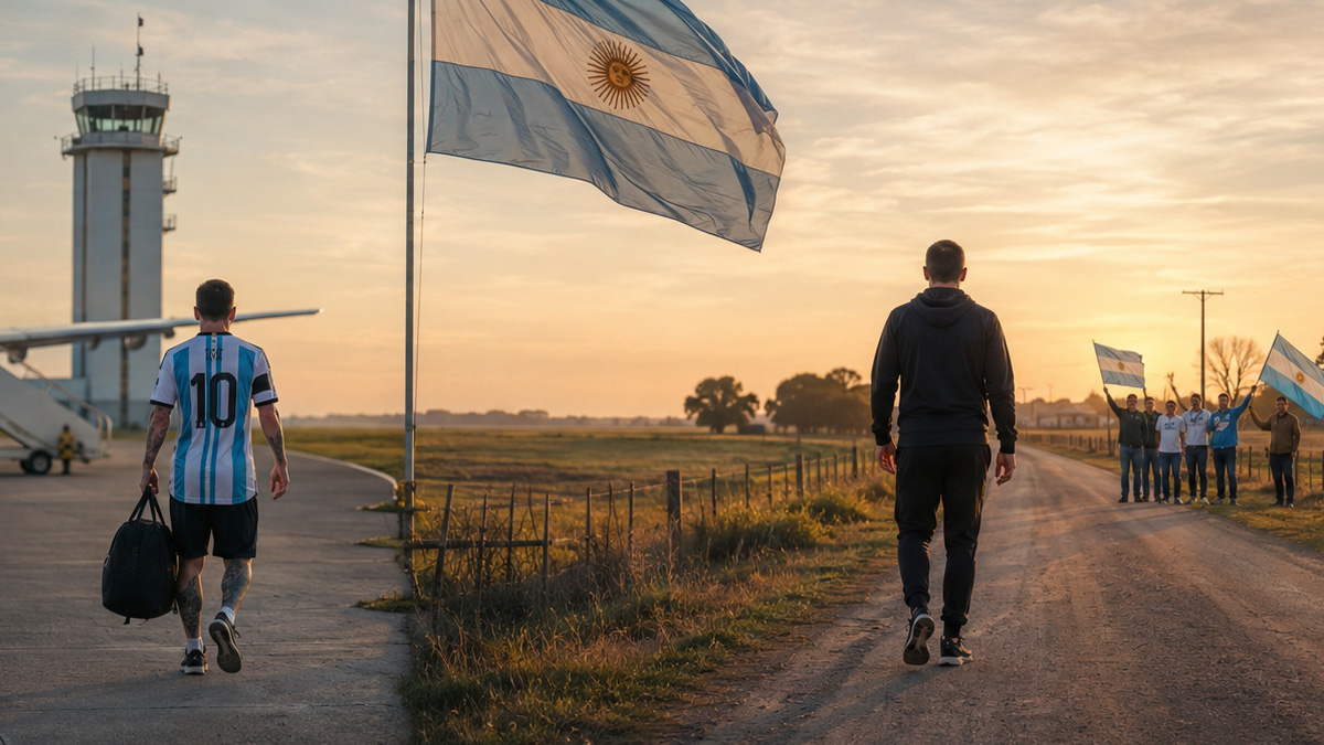 Messi en Rosario y Scaloni rumbo a Pujato: los líderes de la Selección regresan a sus raíces